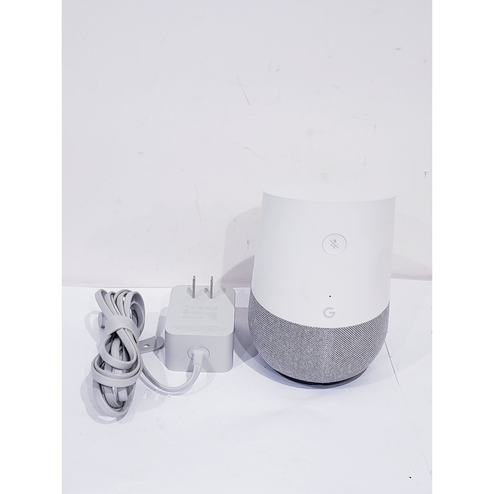 Google Home Smart Speaker Voice Assistant White Slate - Works